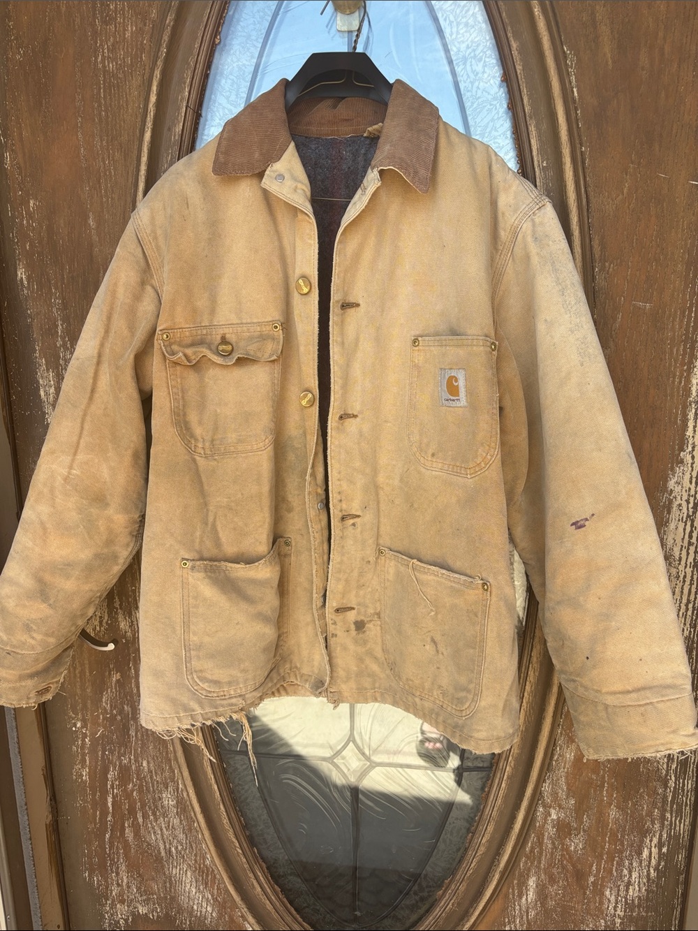 Vintage carhartt Chore Jacket! Medium